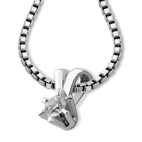 Diamantsmykke Sofia i gull med 0,05 ct W-Si-1120705